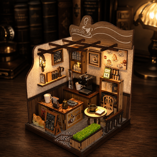 The Amber Corner Café DIY Miniature Kit