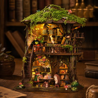 The Mosslight Tea House DIY Miniature Kit