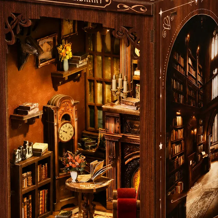 The Twilight Reading Room Book Nook Kit — close detail