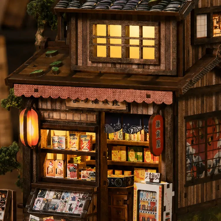 Tokyo After Dark DIY Miniature Kit — close detail