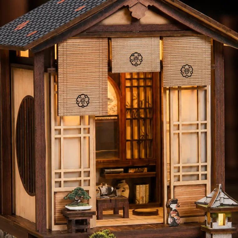 Kyoto Quiet House DIY Miniature Kit — close detail