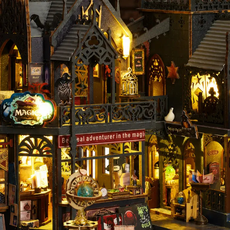 The Clockwork Magic Quarter DIY Miniature Kit — close detail