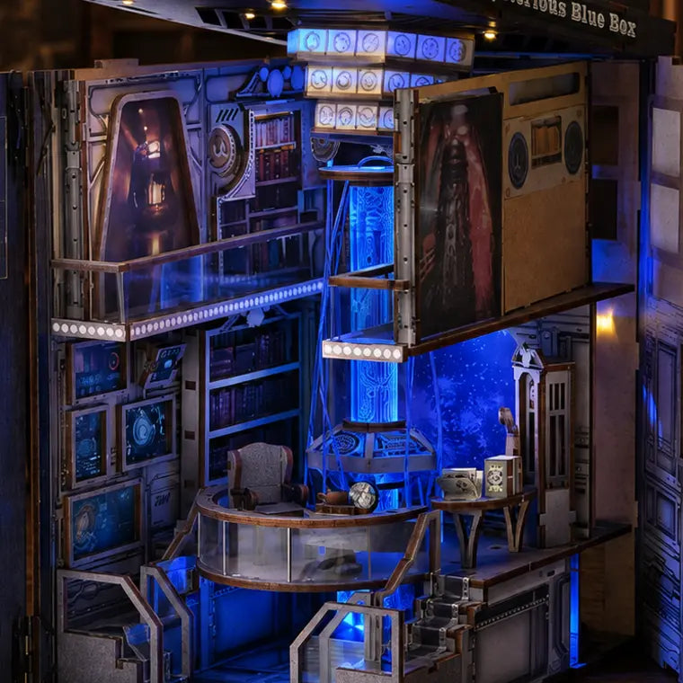 The Midnight Blue Workshop DIY Miniature Kit — close detail