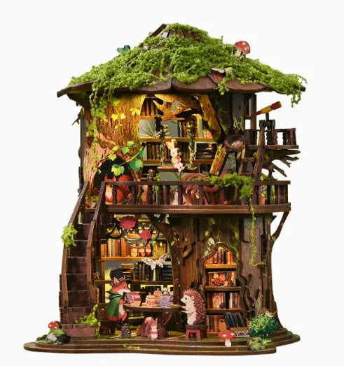 The Mosslight Tea House DIY Miniature Kit — original kit view